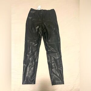 side zip vegan leather abercrombie pants
NWT
